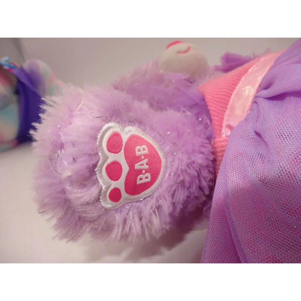 Build A Bear Disney Frozen Anna Stuffed Teddy Bear Lavender 17